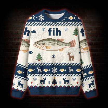 Huge Fih Ugly Sweatshirts