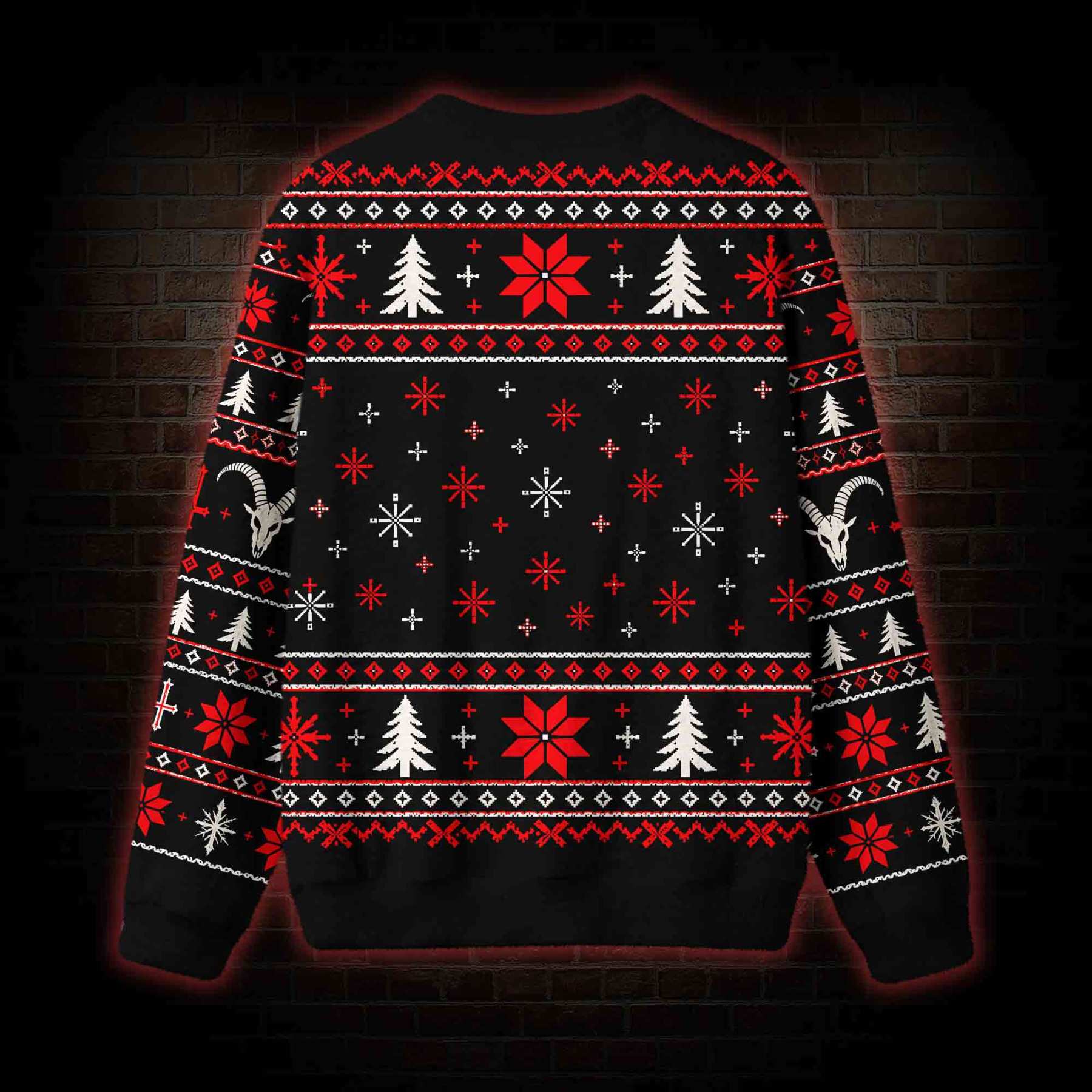 Merry Krampus Ugly Sweatshirts