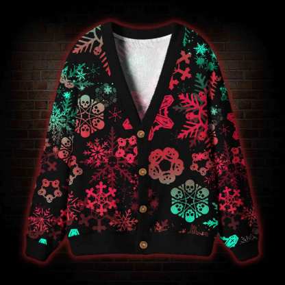 Creepmas Nightmare Cardigan Sweater