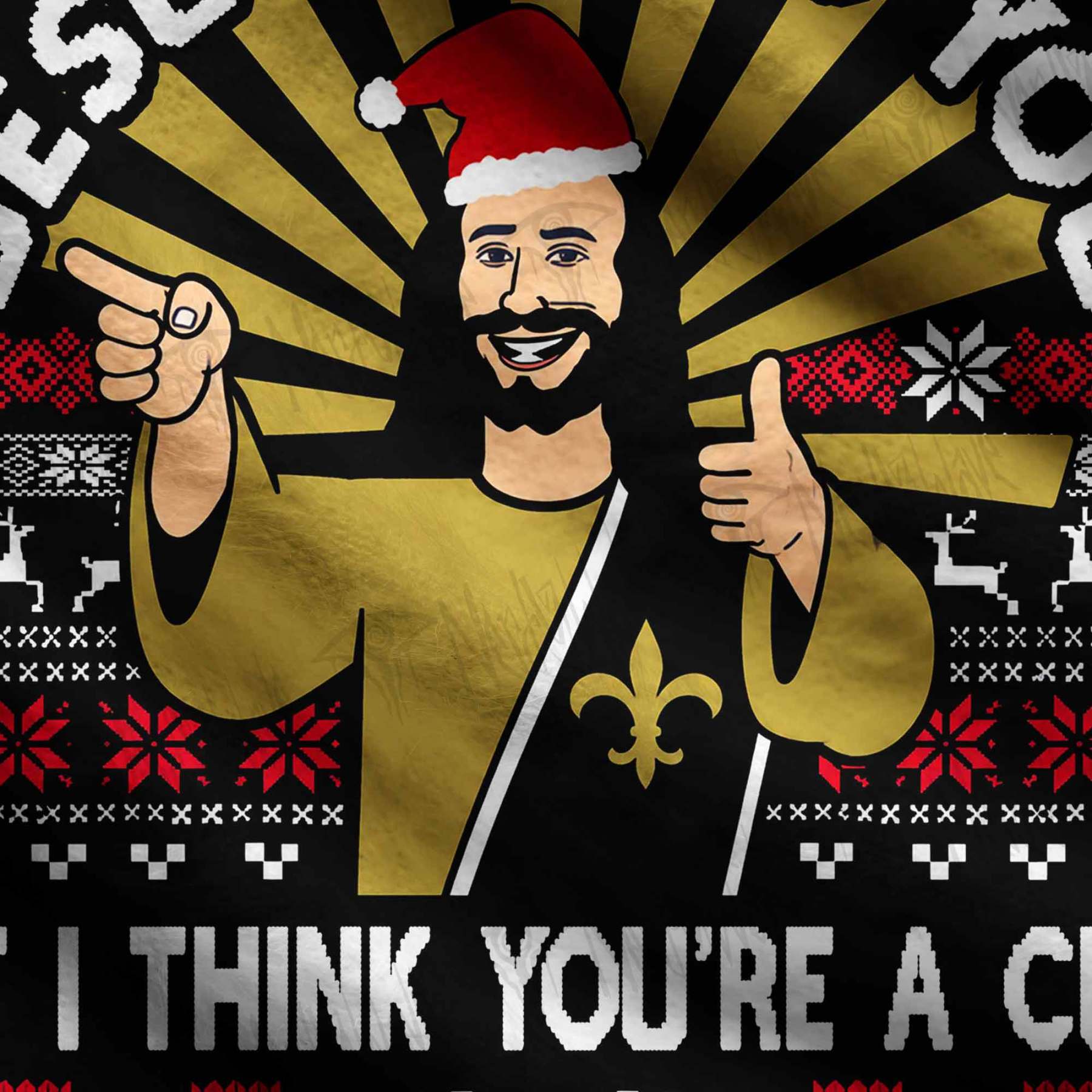 Jesus Loves You But I Think You're a Cunt Ugly Sweatshirts