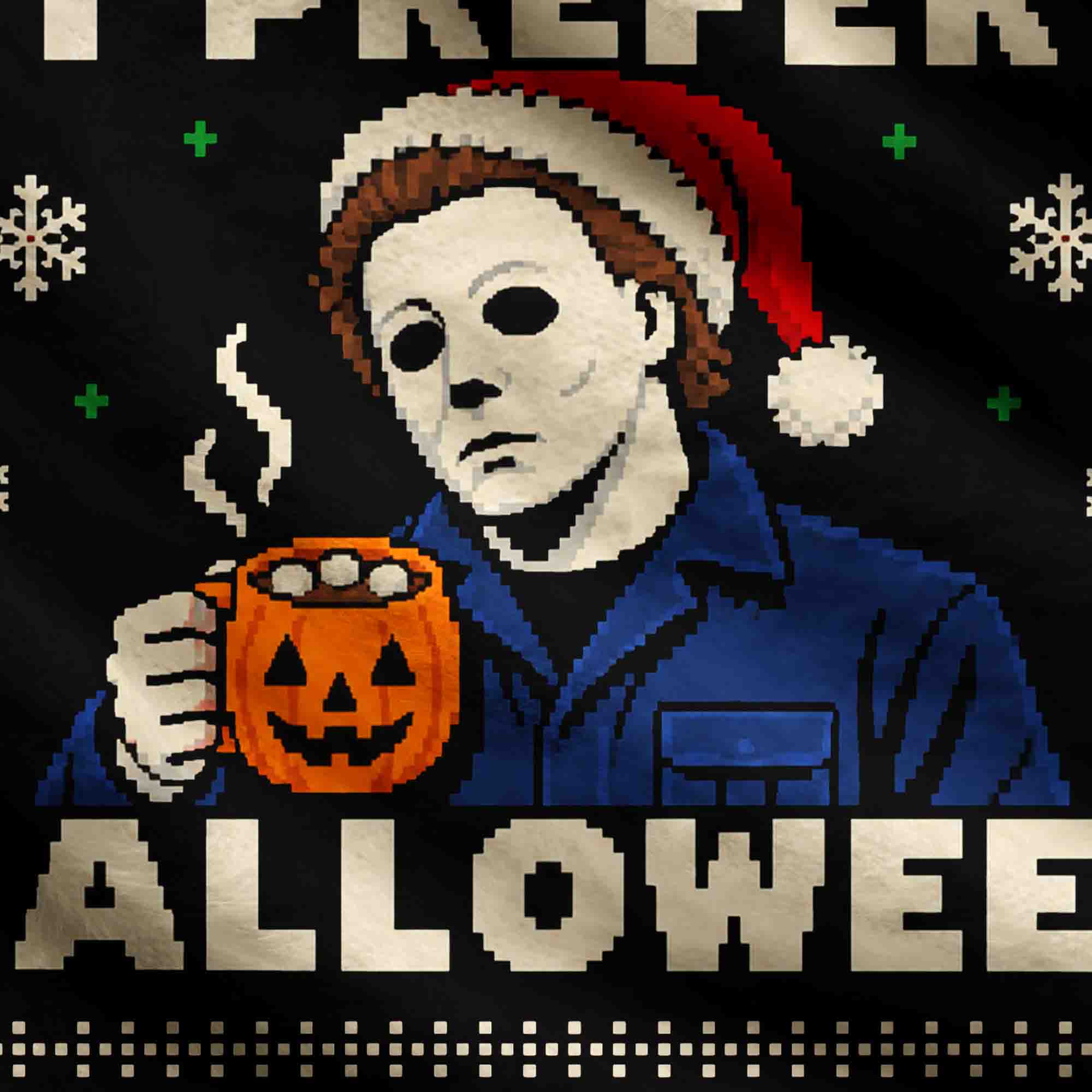 I Prefer Halloween Ugly Sweatshirts
