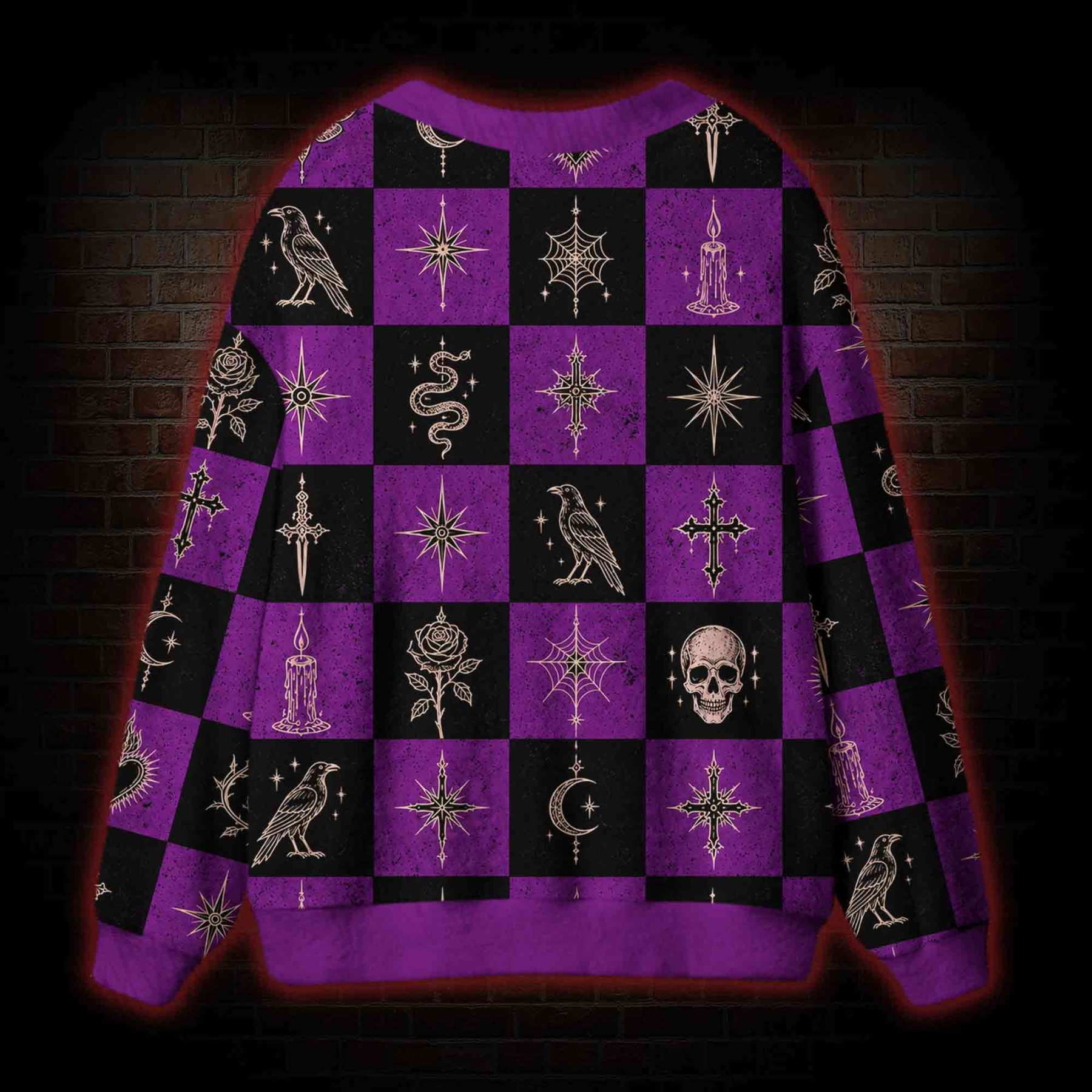 Mystical Witchcraft Cardigan Sweater