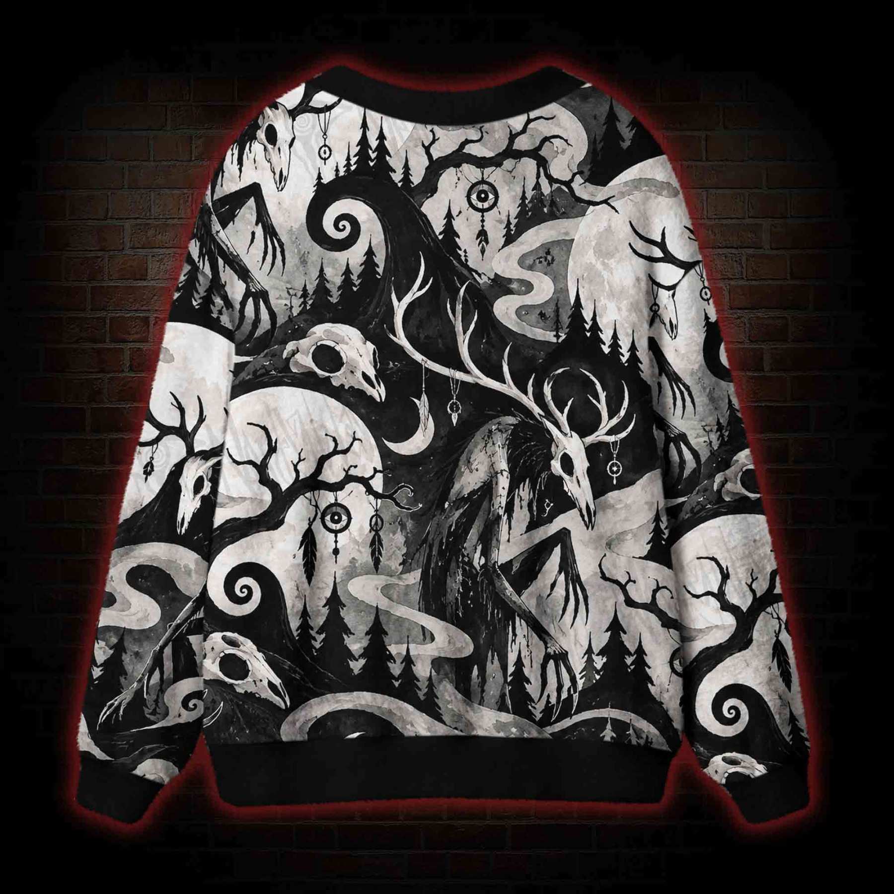 Forest Leshy Cardigan Sweater