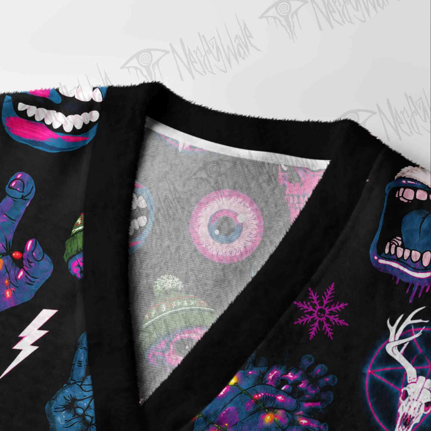 Rock on Horror Cardigan Sweater