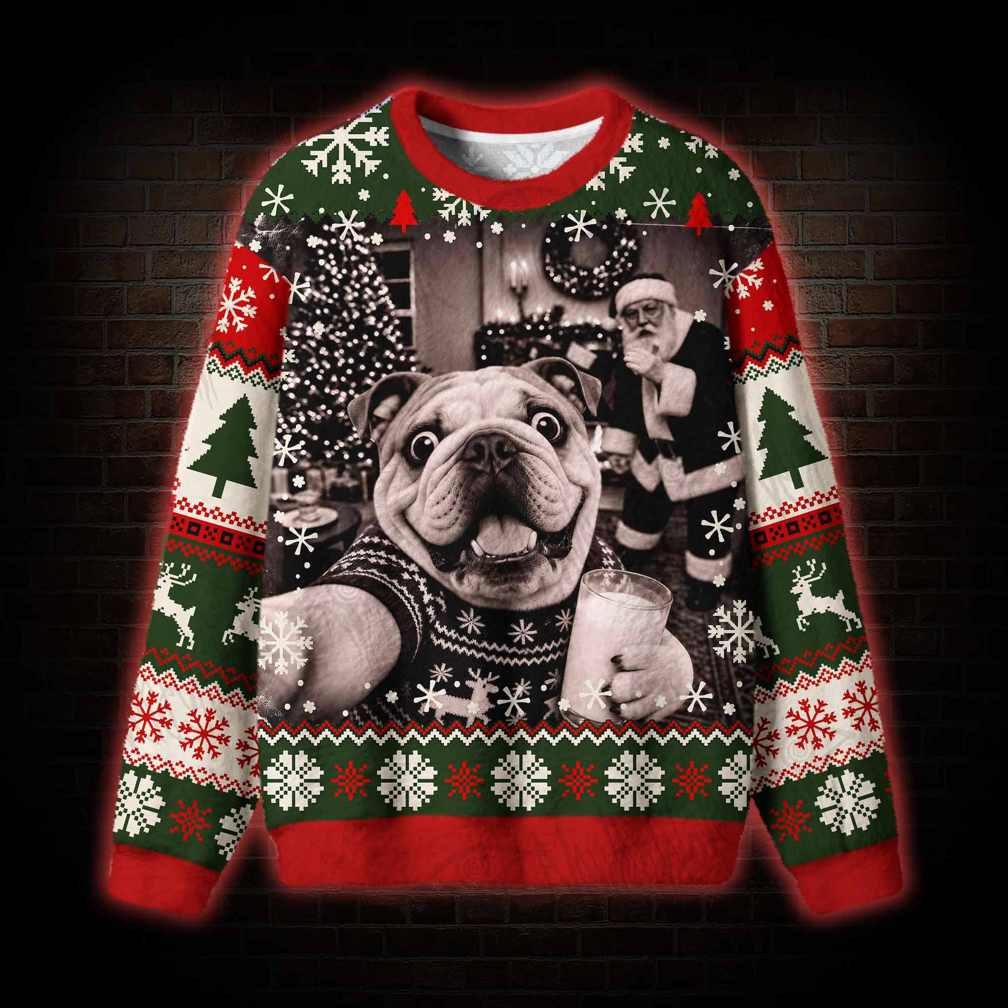 Naughty Bulldog Ugly Sweatshirts
