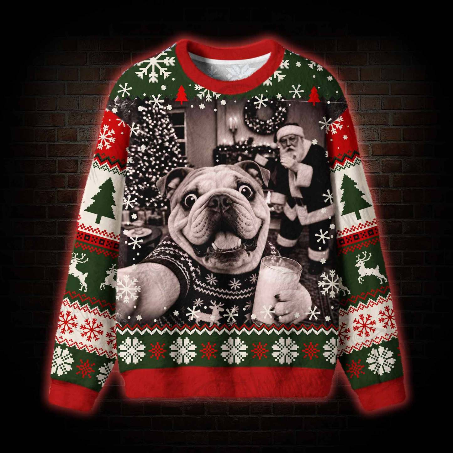 Naughty Bulldog Ugly Sweatshirts