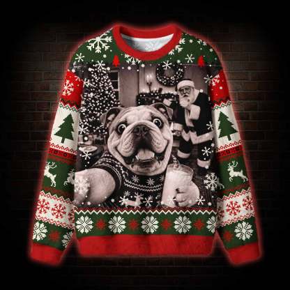 Naughty Bulldog Ugly Sweatshirts