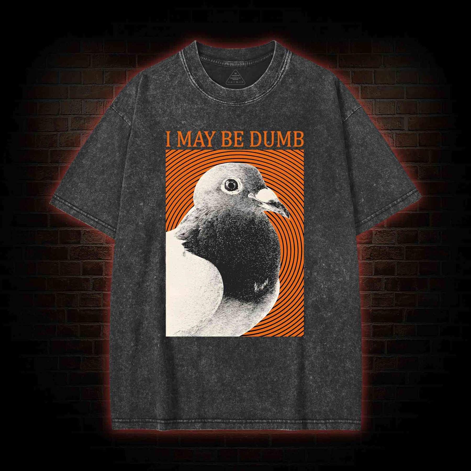 I May Be Dumb Washed T-shirt