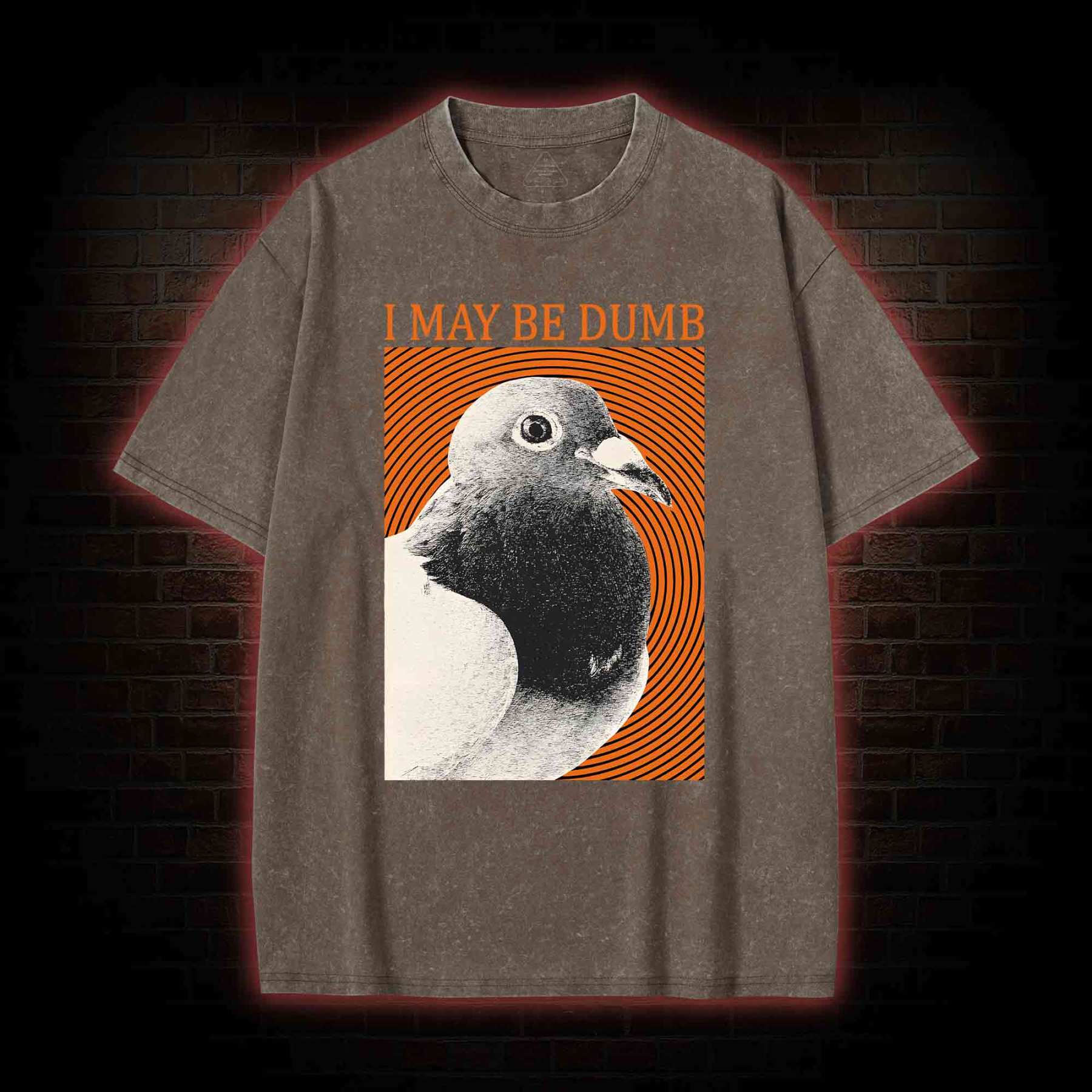 I May Be Dumb Washed T-shirt