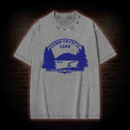 Camp Crystal Lake Washed T-shirt