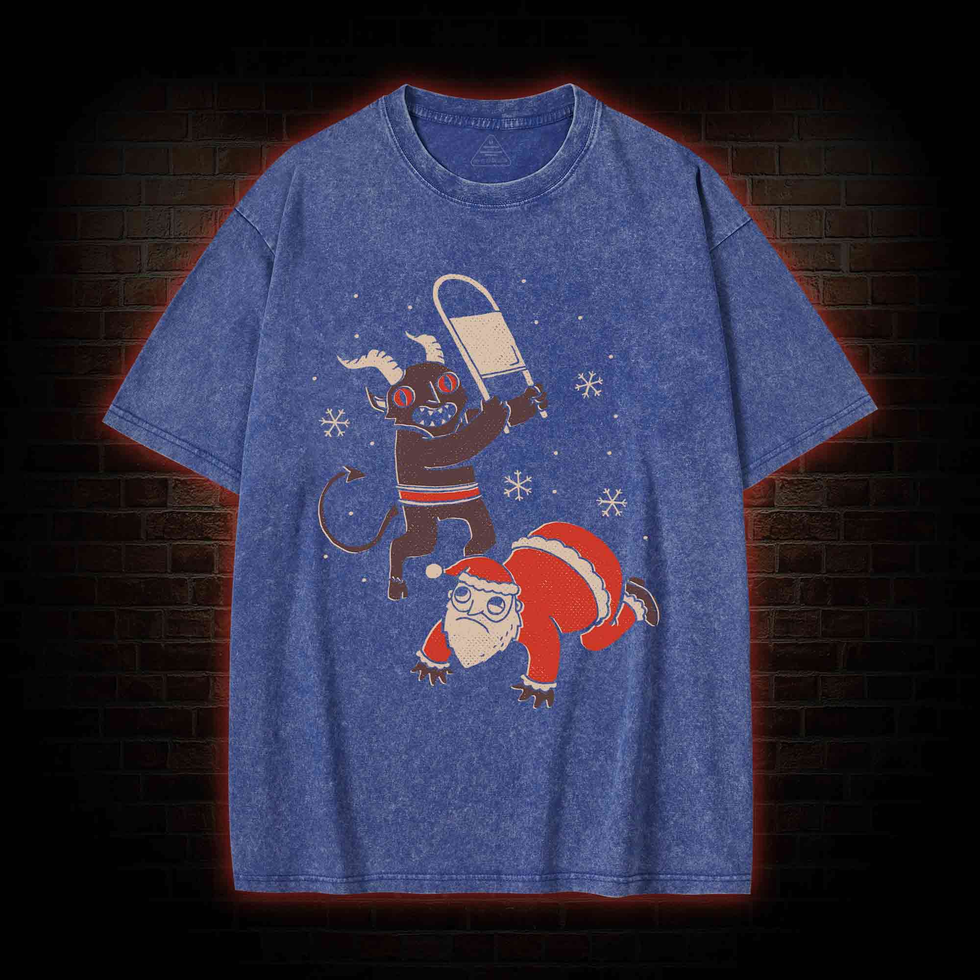 Not Today Santa Washed T-shirt
