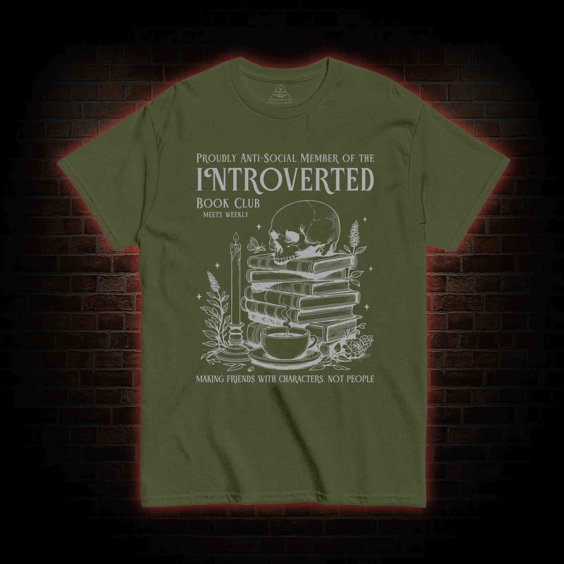 Introverted Book Club T-shirt 