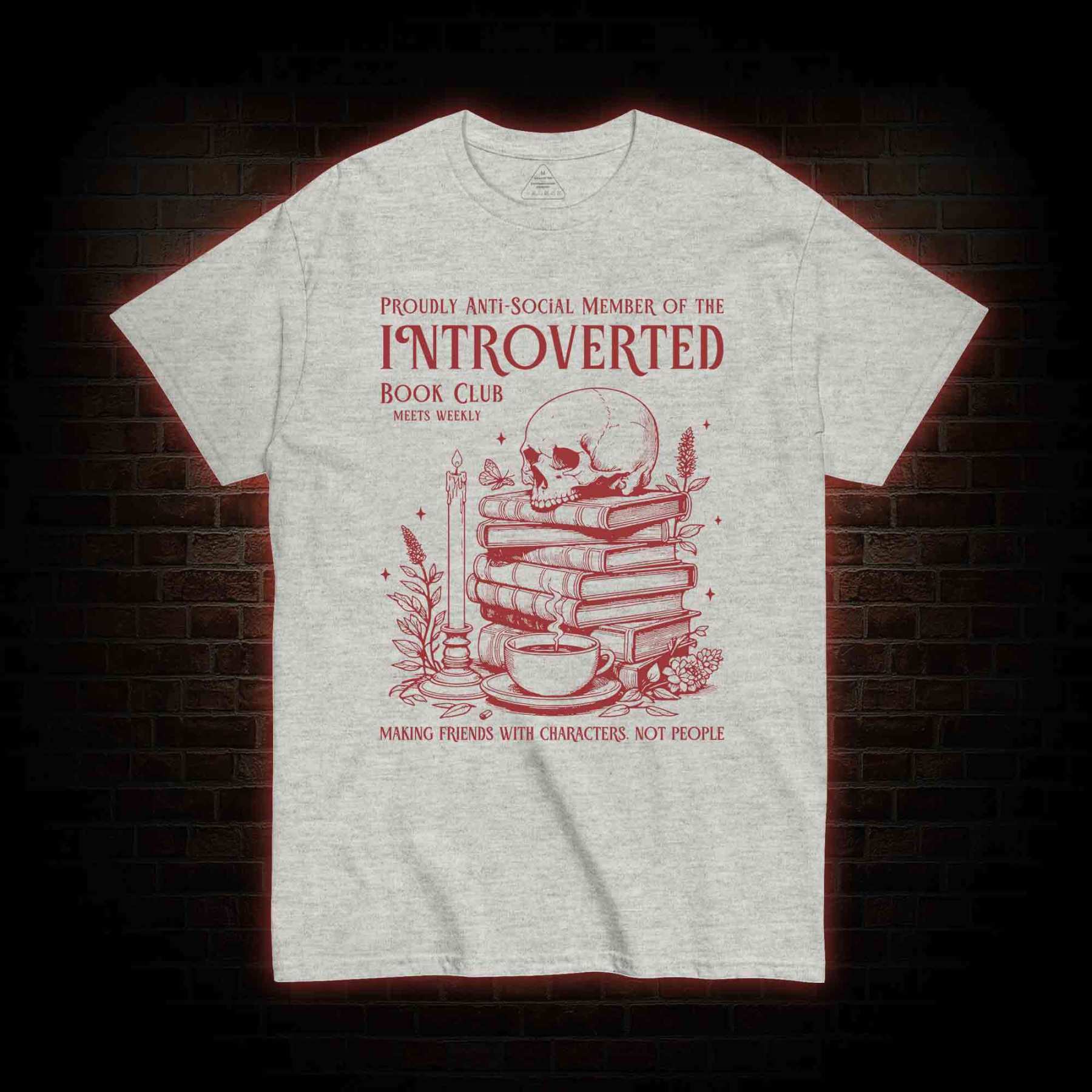 Introverted Book Club T-shirt 