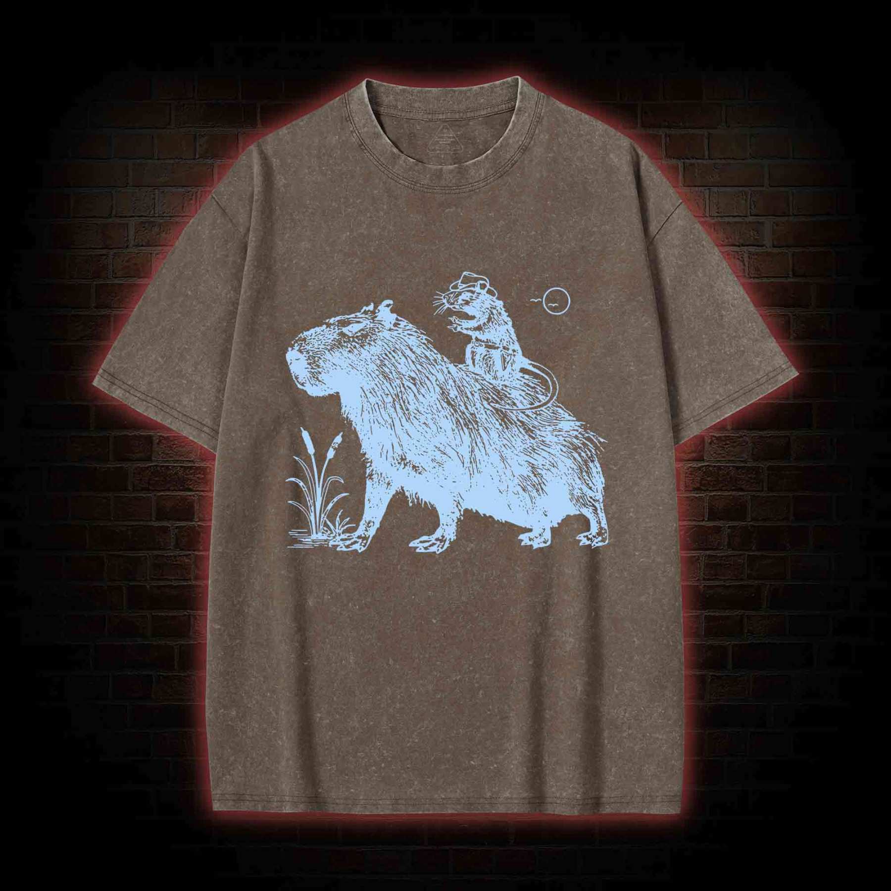 Possum Rider Washed T-shirt