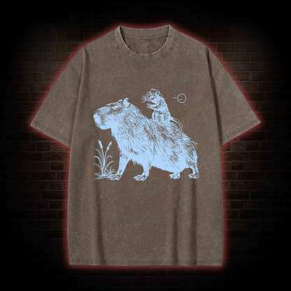 Possum Rider Washed T-shirt