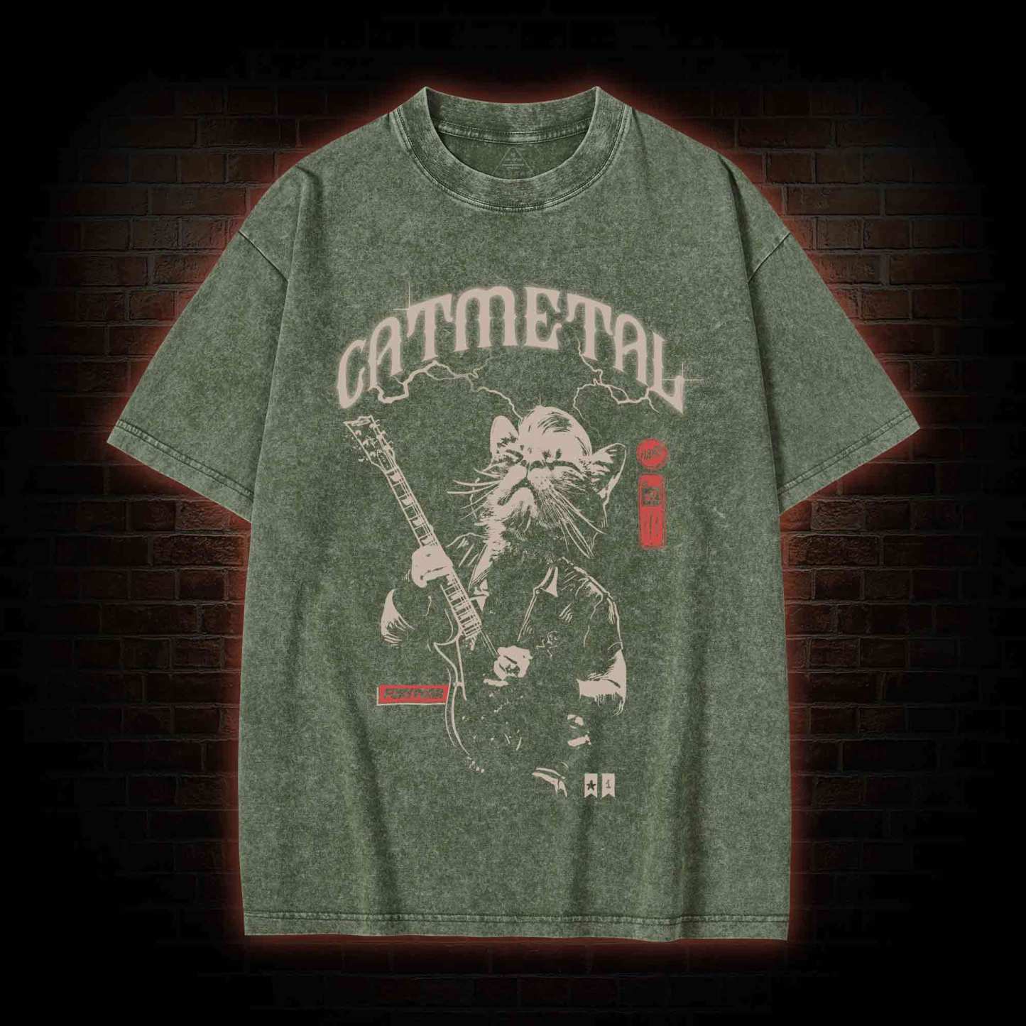 Catmetal Washed T-shirt