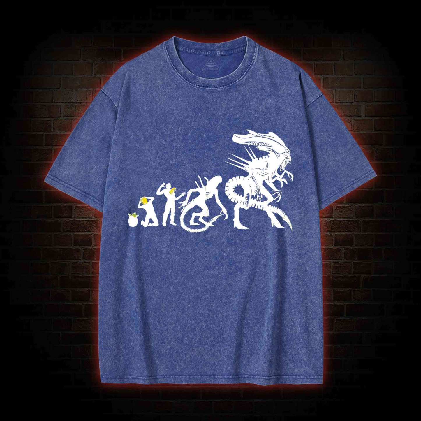 Alien Evolution Washed T-shirt