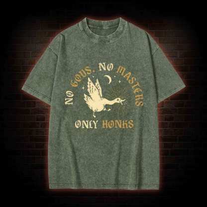 No Gods No Masters Washed T-shirt