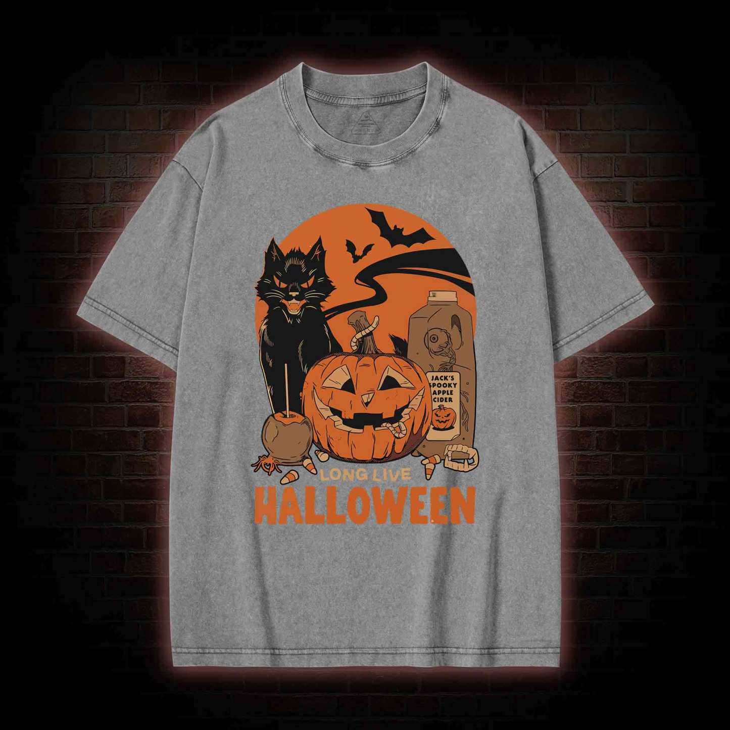 Long Live Halloween Washed T-shirt