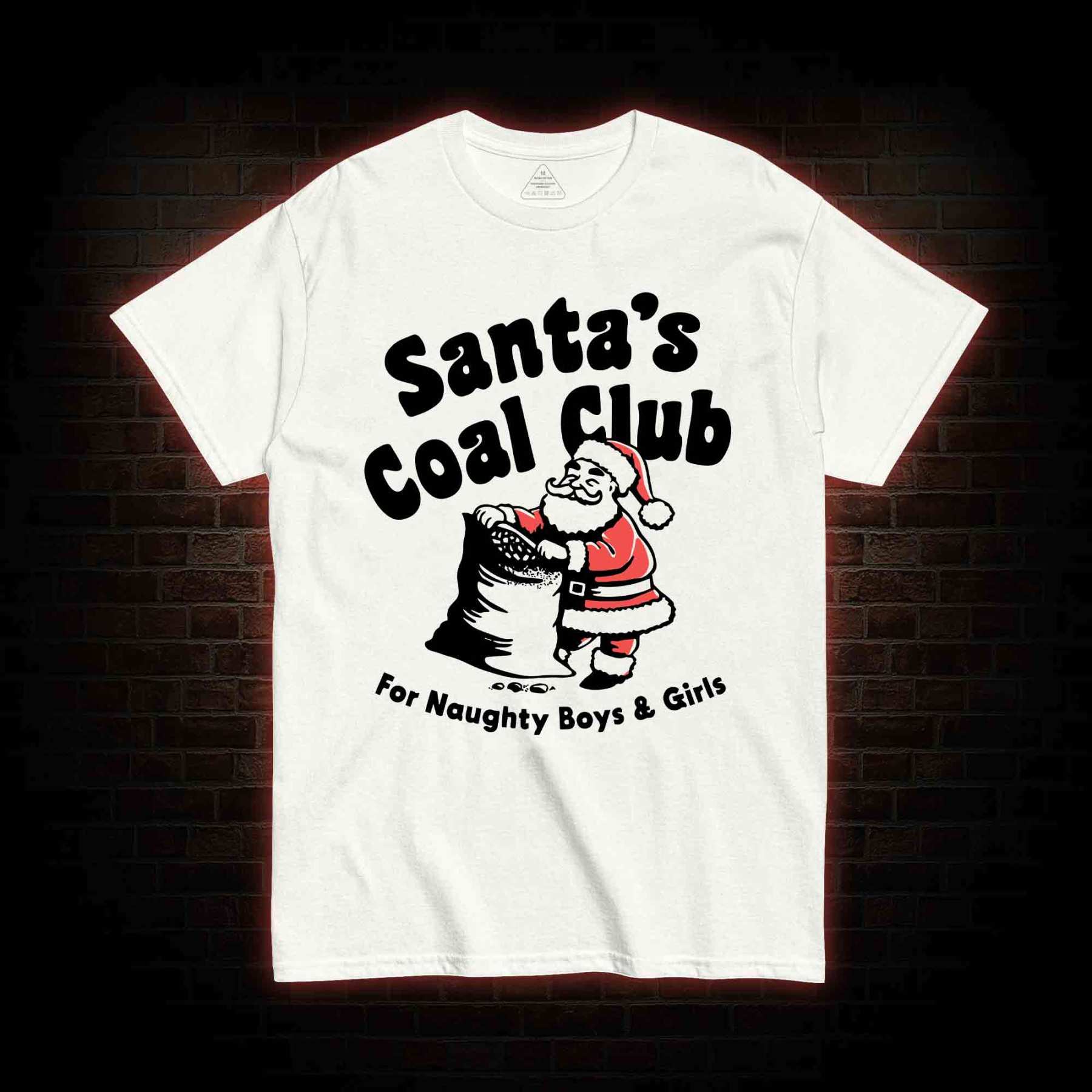 Santa's Coal Club T-shirt