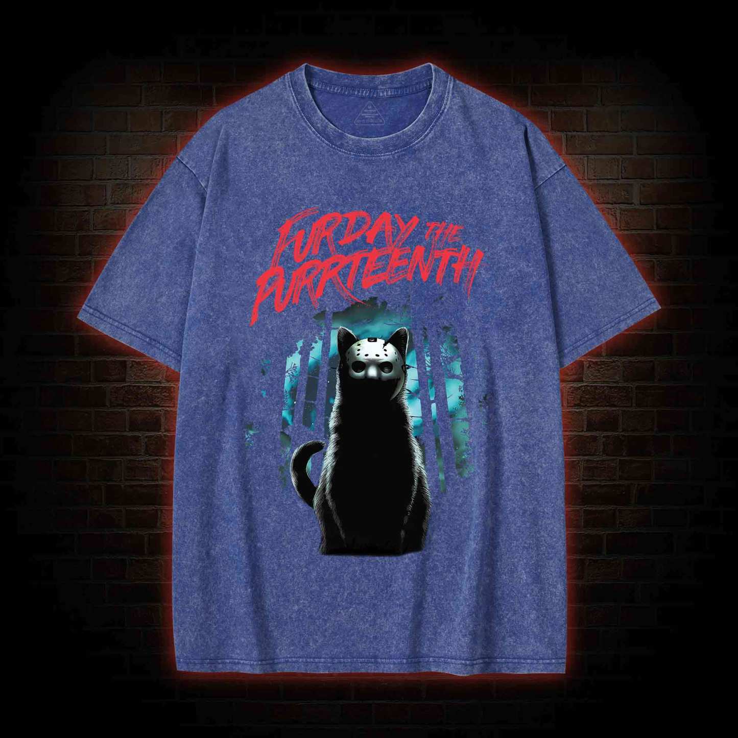 Furday The Purrteenth Washed T-shirt