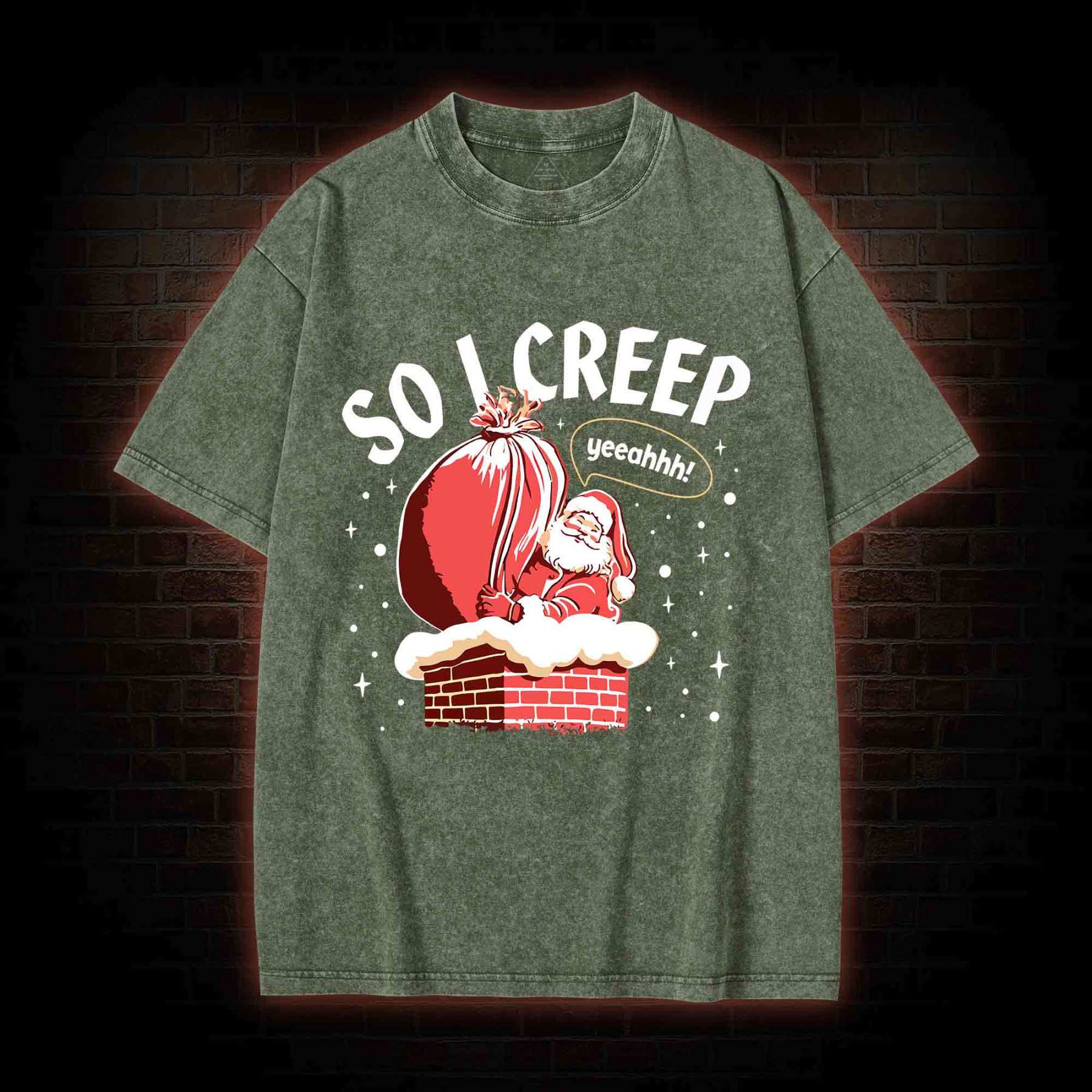 So I Creep Washed T-shirt