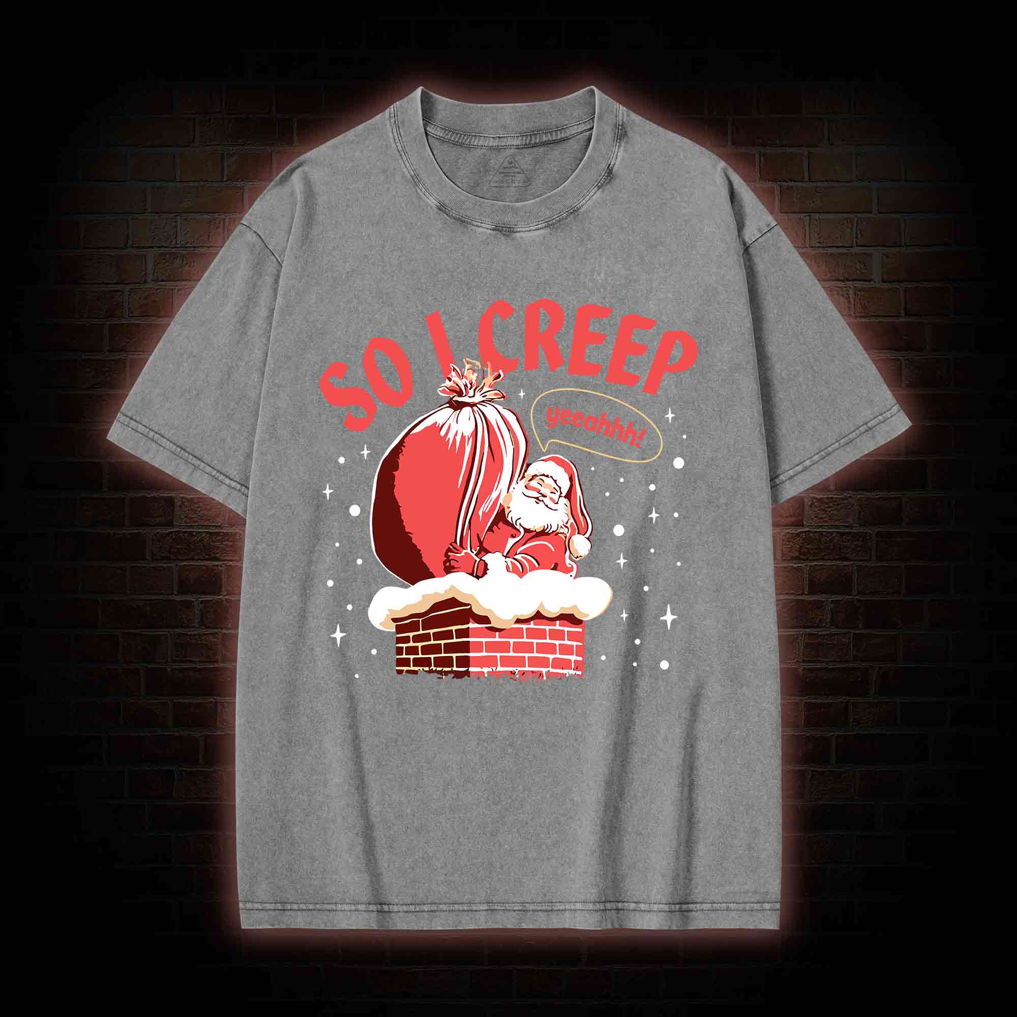 So I Creep Washed T-shirt