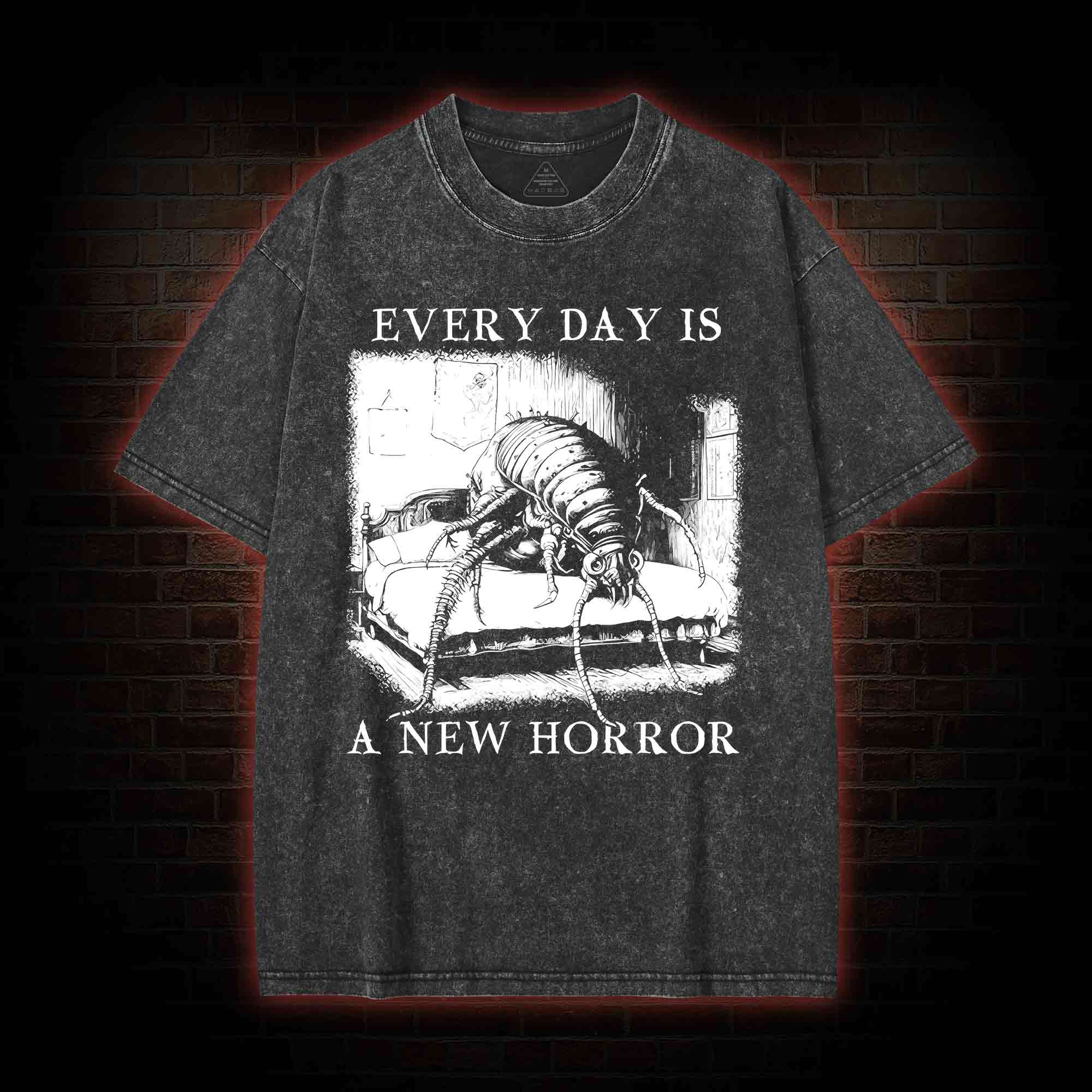 Every Day Is A New Horror Washed T-shirt