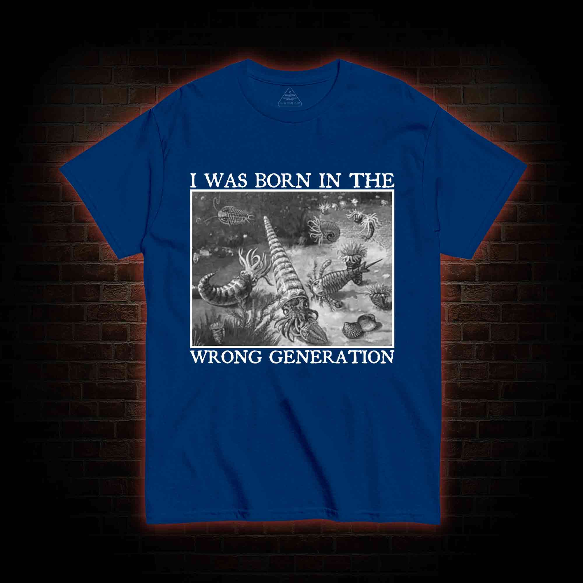 I Was Born In The Wrong Generation T-shirt