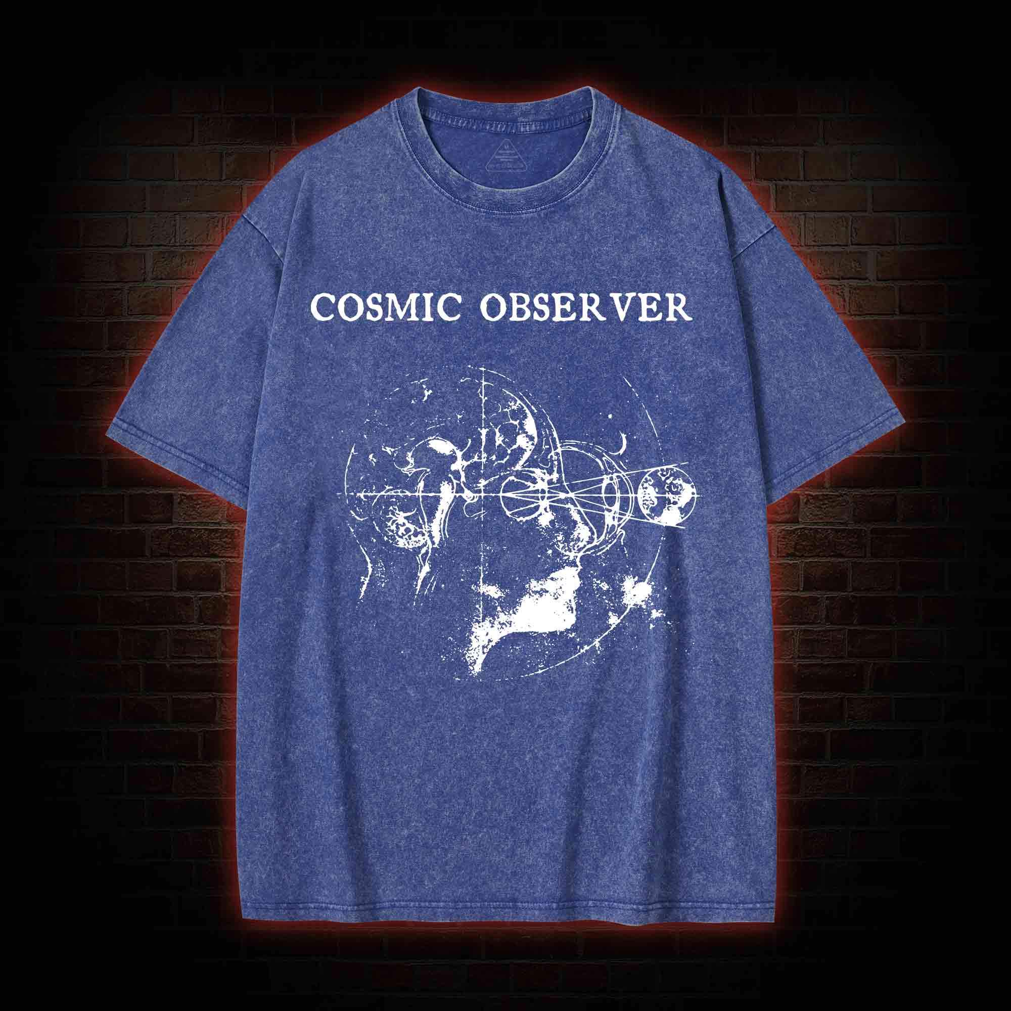 Cosmic Observer Washed T-shirt