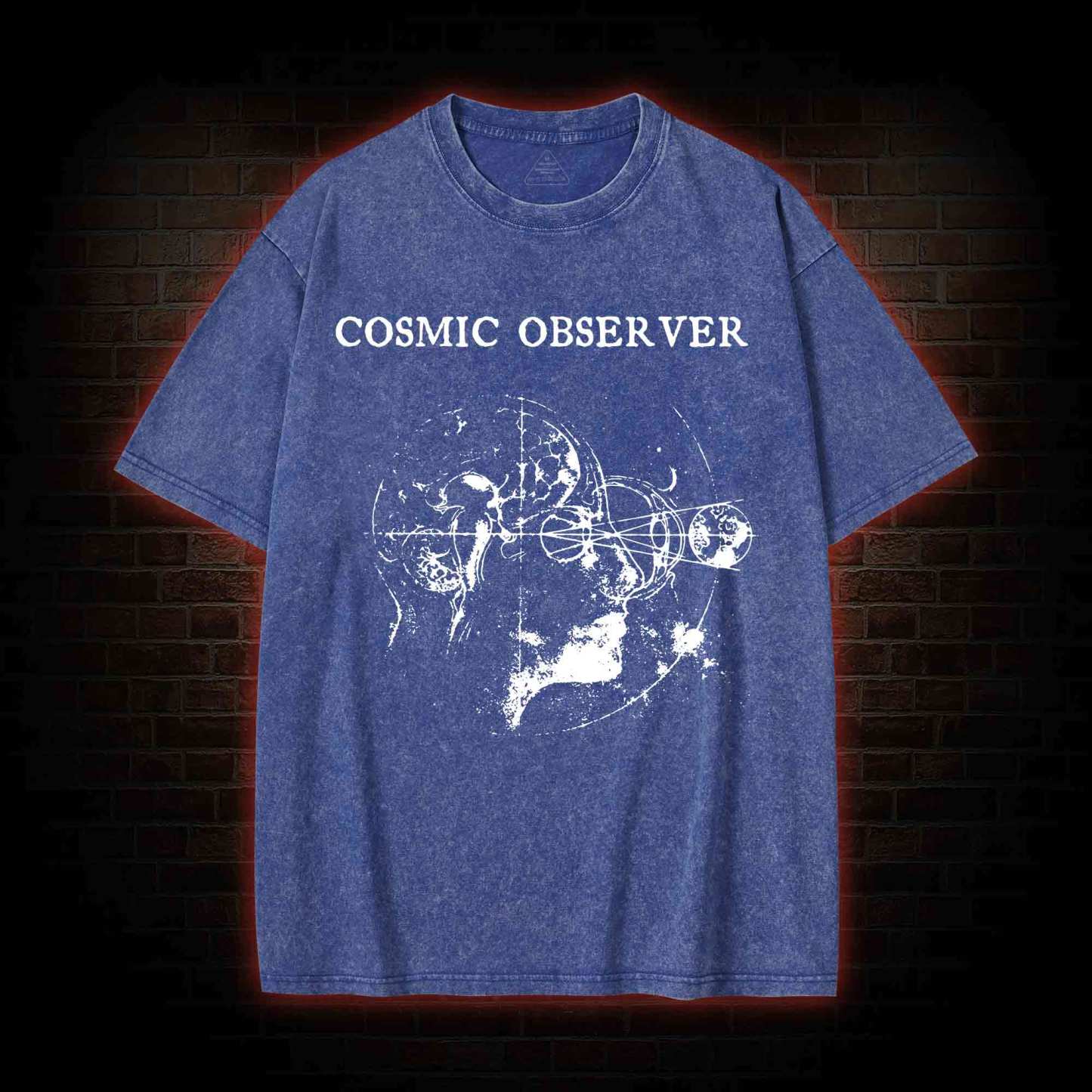 Cosmic Observer Washed T-shirt
