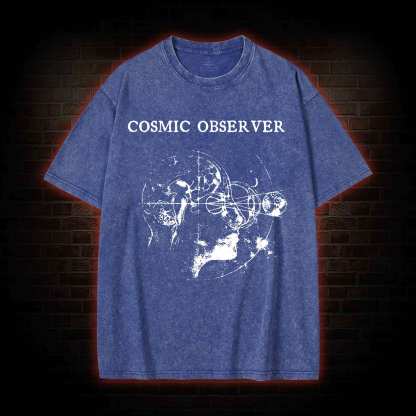 Cosmic Observer Washed T-shirt