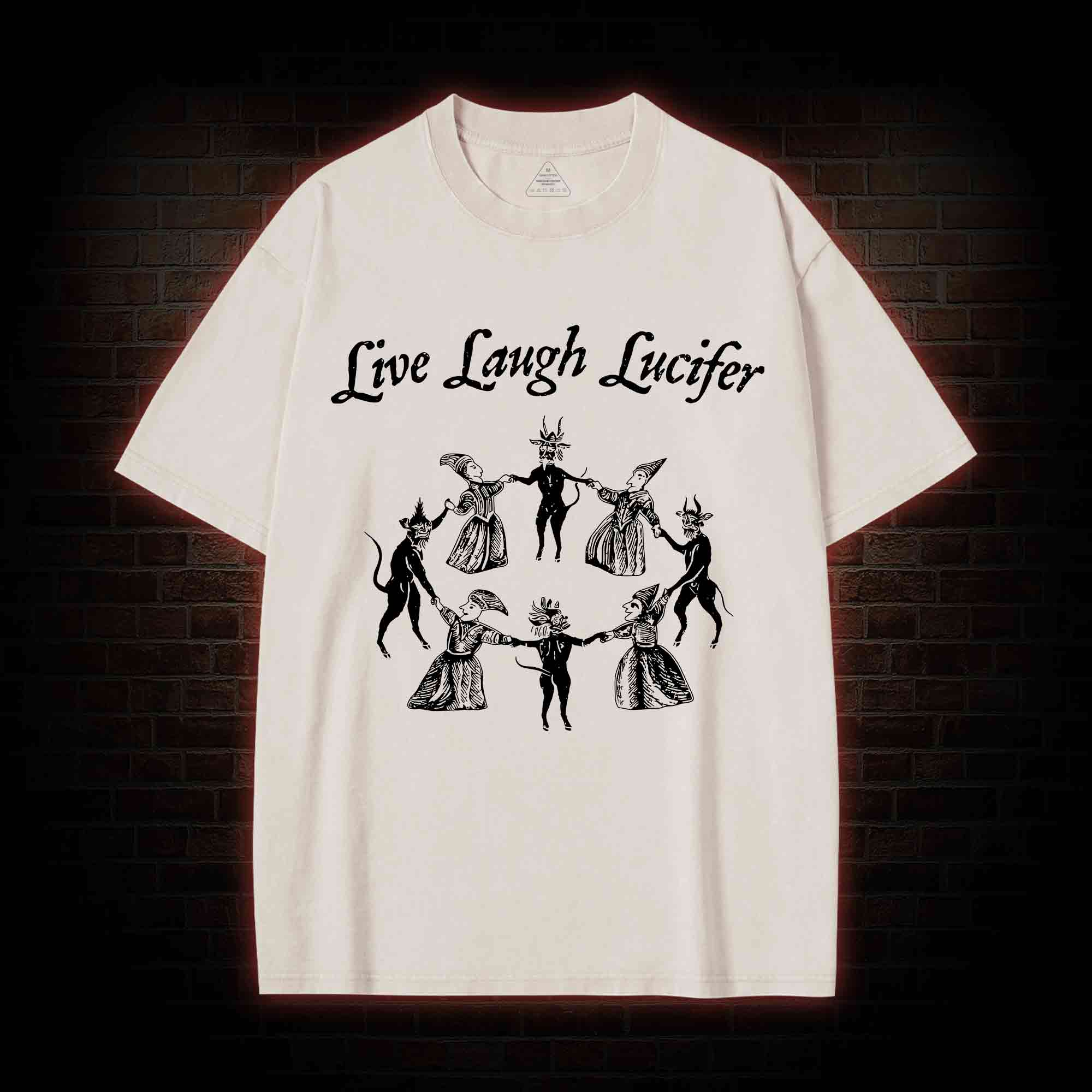 Live Laugh Lucifer Washed T-shirt
