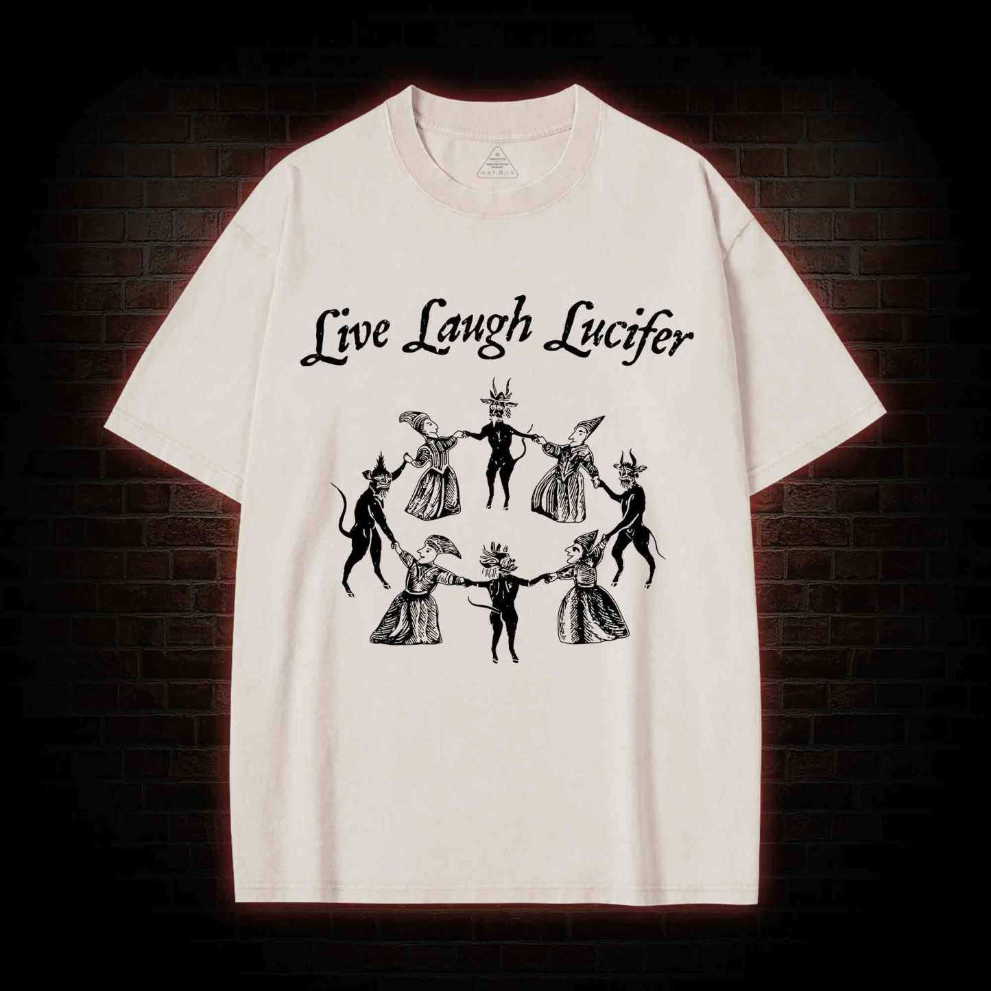 Live Laugh Lucifer Washed T-shirt