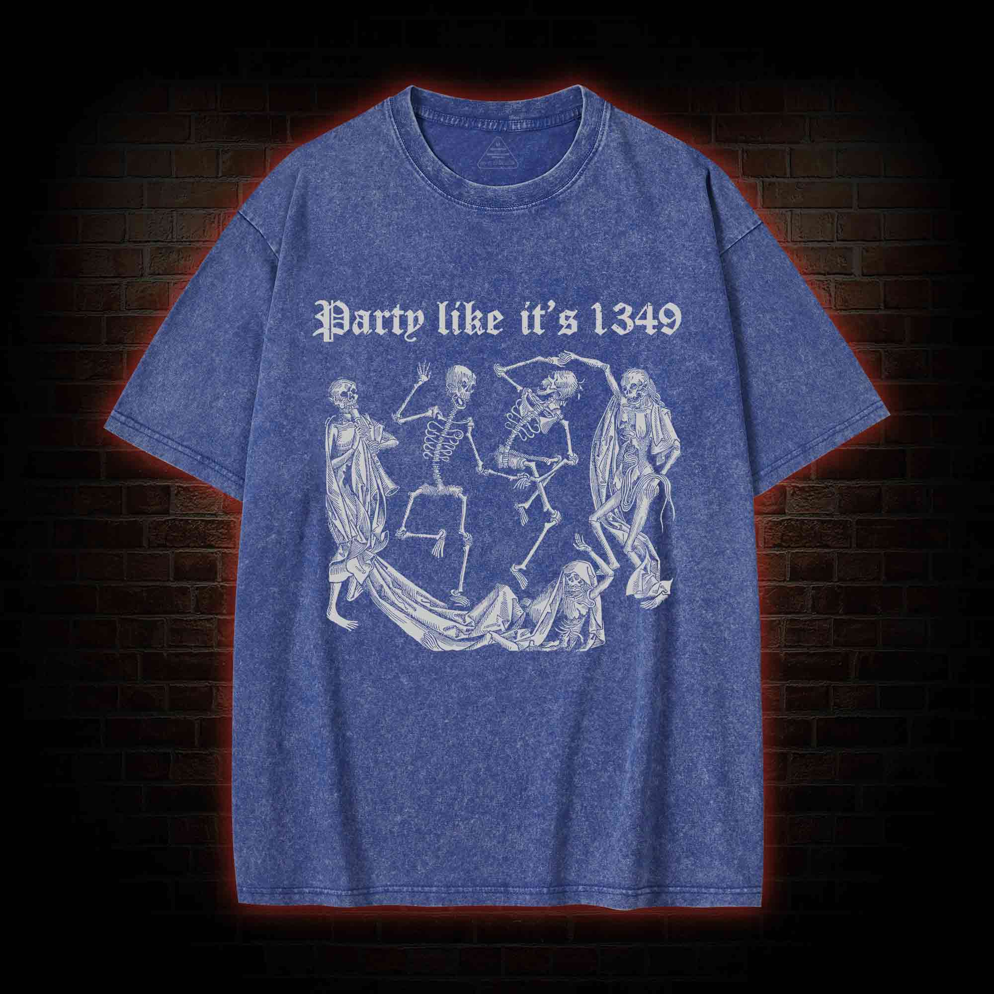Party Like It's 1349 Washed T-shirt