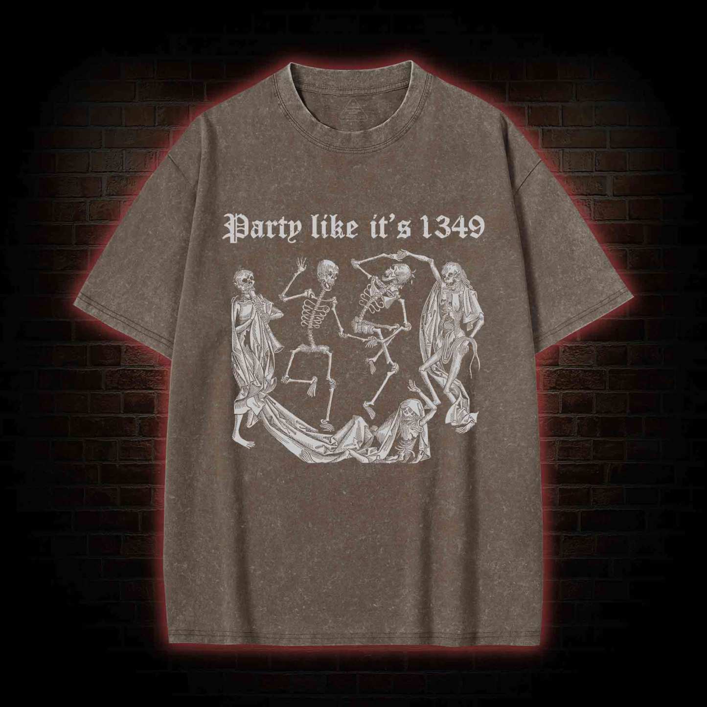 Party Like It's 1349 Washed T-shirt