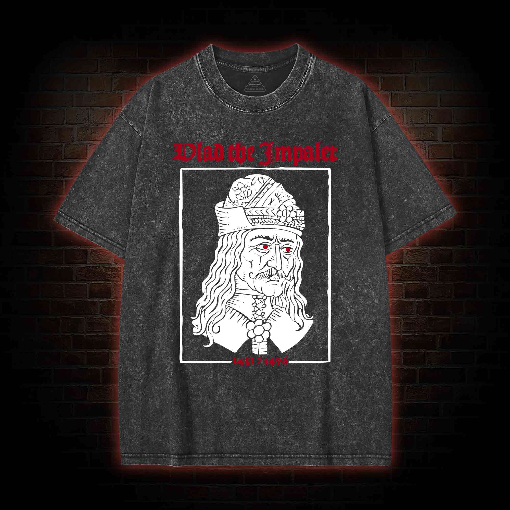 Vlad The Impaler Washed T-shirt