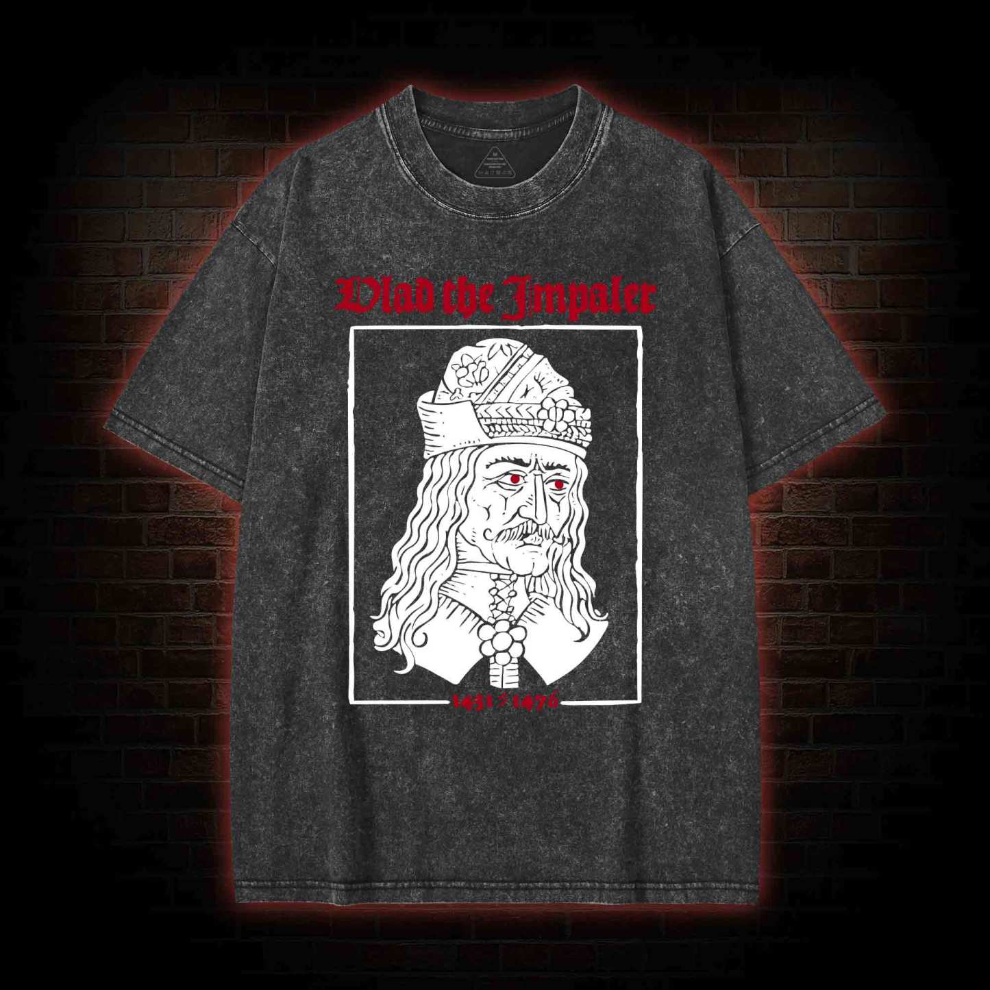 Vlad The Impaler Washed T-shirt