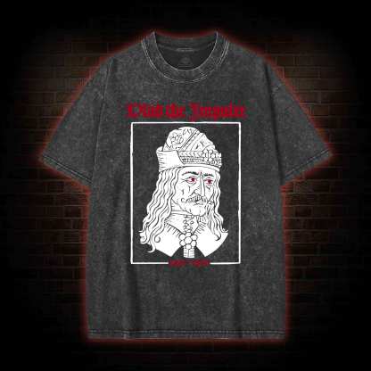 Vlad The Impaler Washed T-shirt