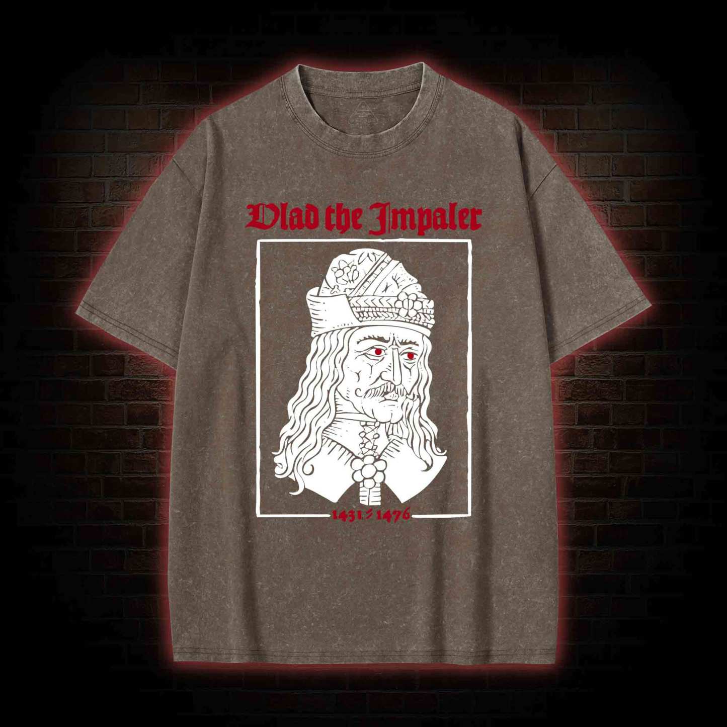 Vlad The Impaler Washed T-shirt