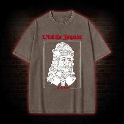 Vlad The Impaler Washed T-shirt