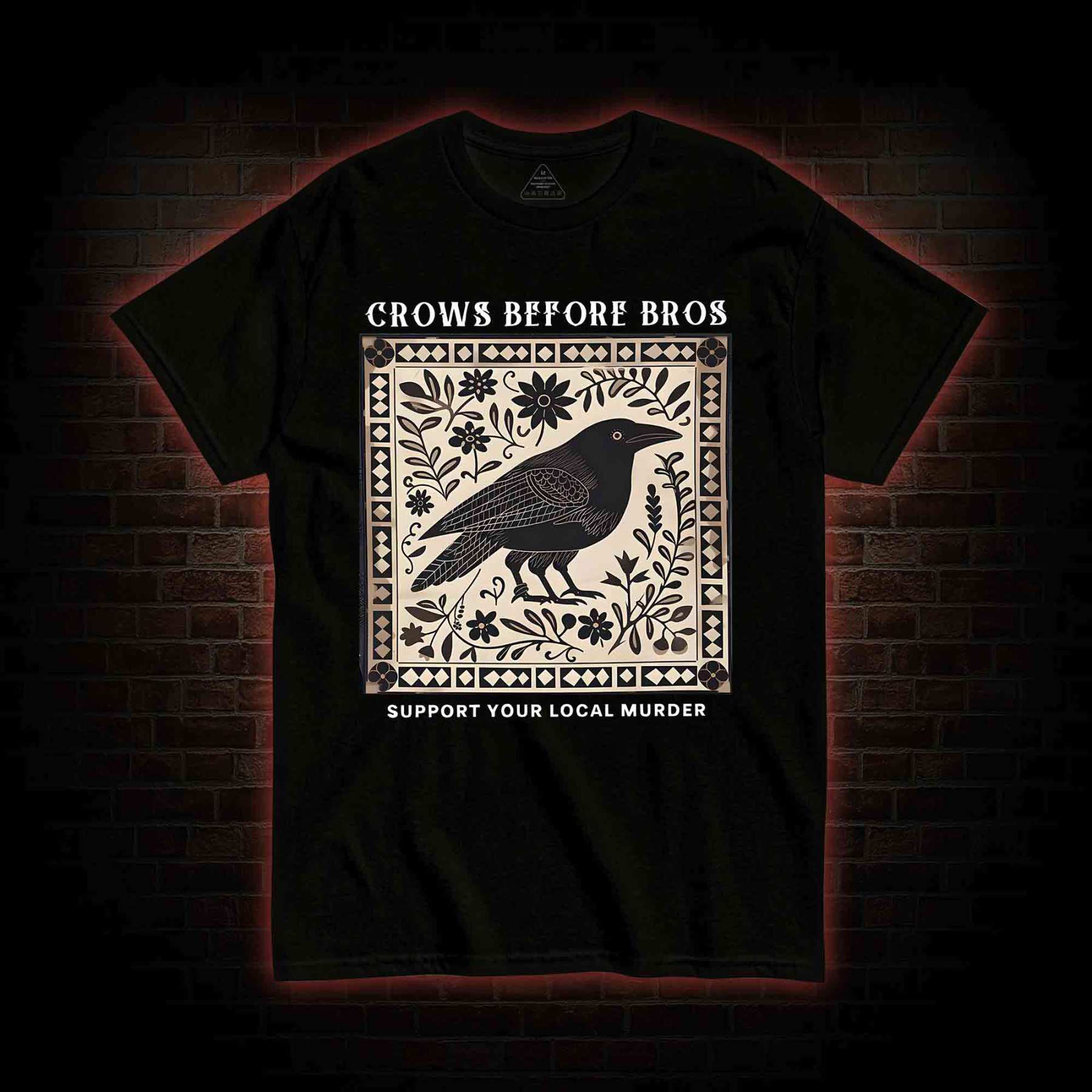 Crows Before Bros T-shirt