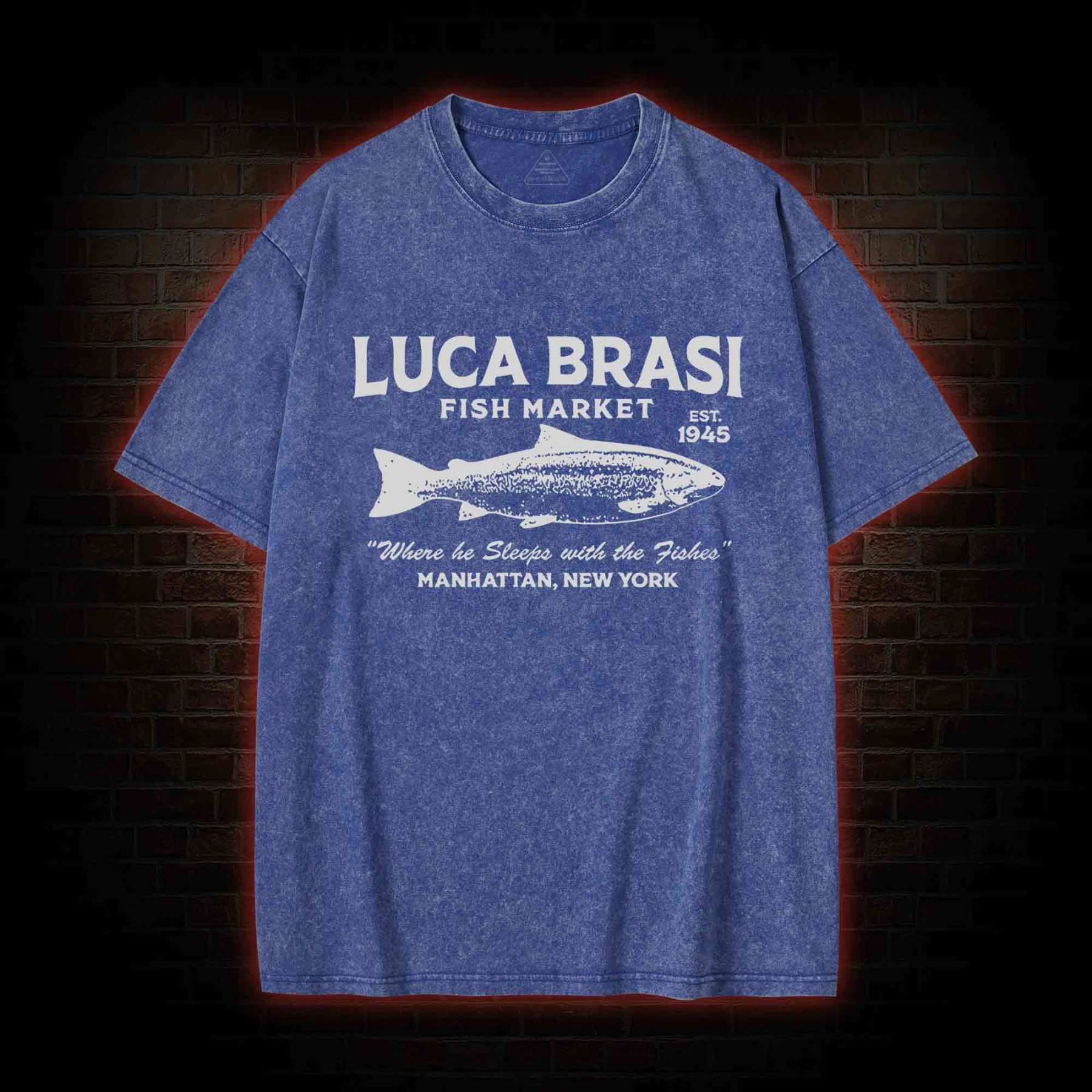 Luca Brasi Fish Market Washed T-shirt