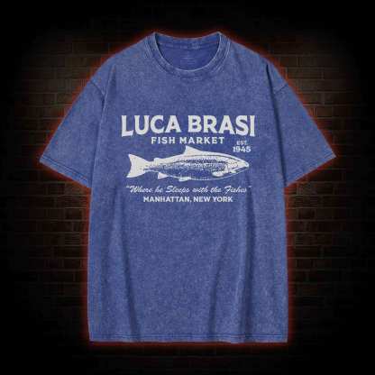 Luca Brasi Fish Market Washed T-shirt