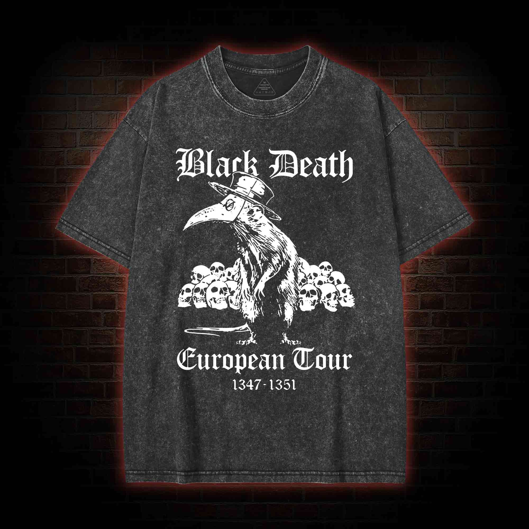 Black Death Washed T-shirt