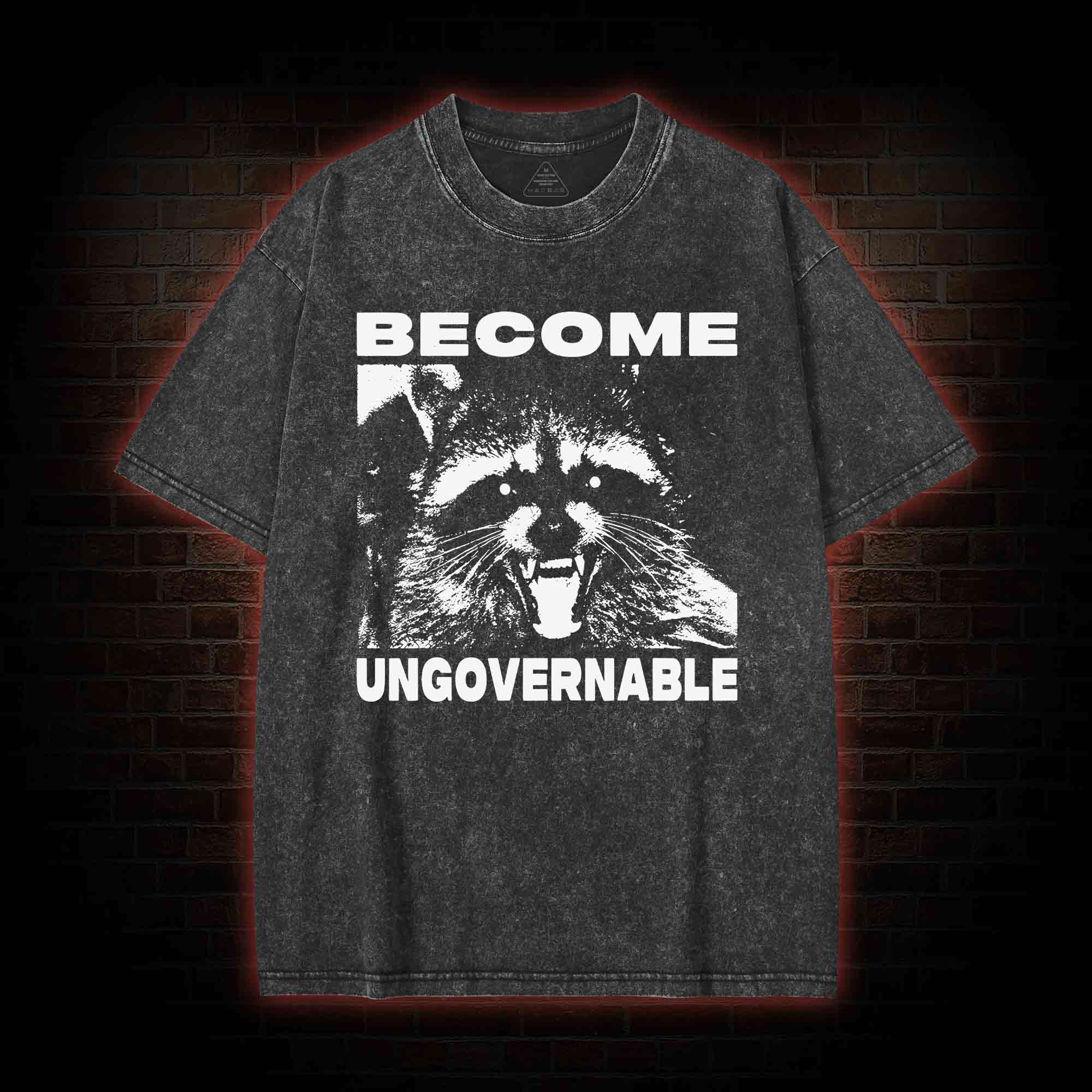 Become Ungovernable Washed T-shirt