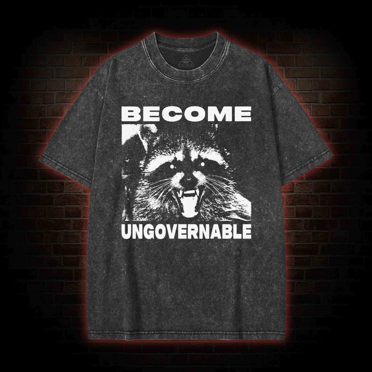 Become Ungovernable Washed T-shirt