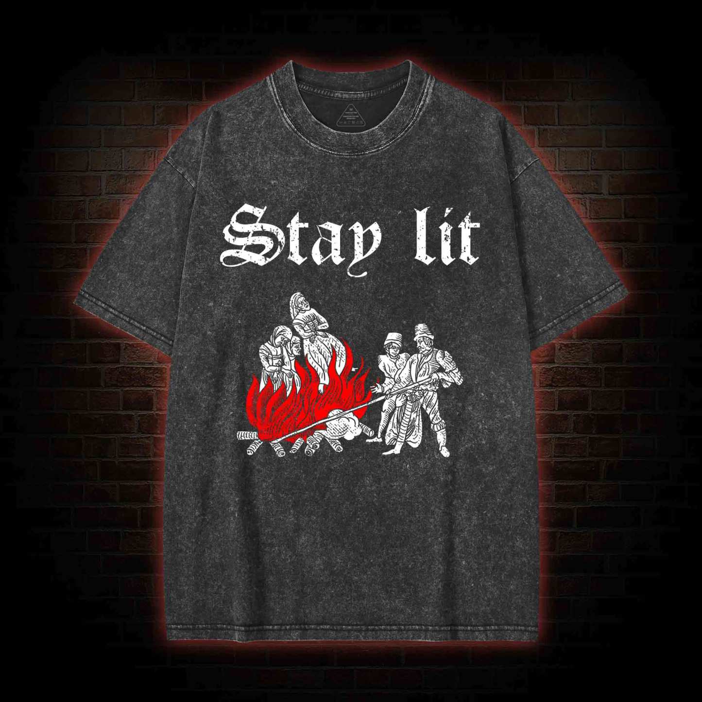 Stay Lit Washed T-shirt