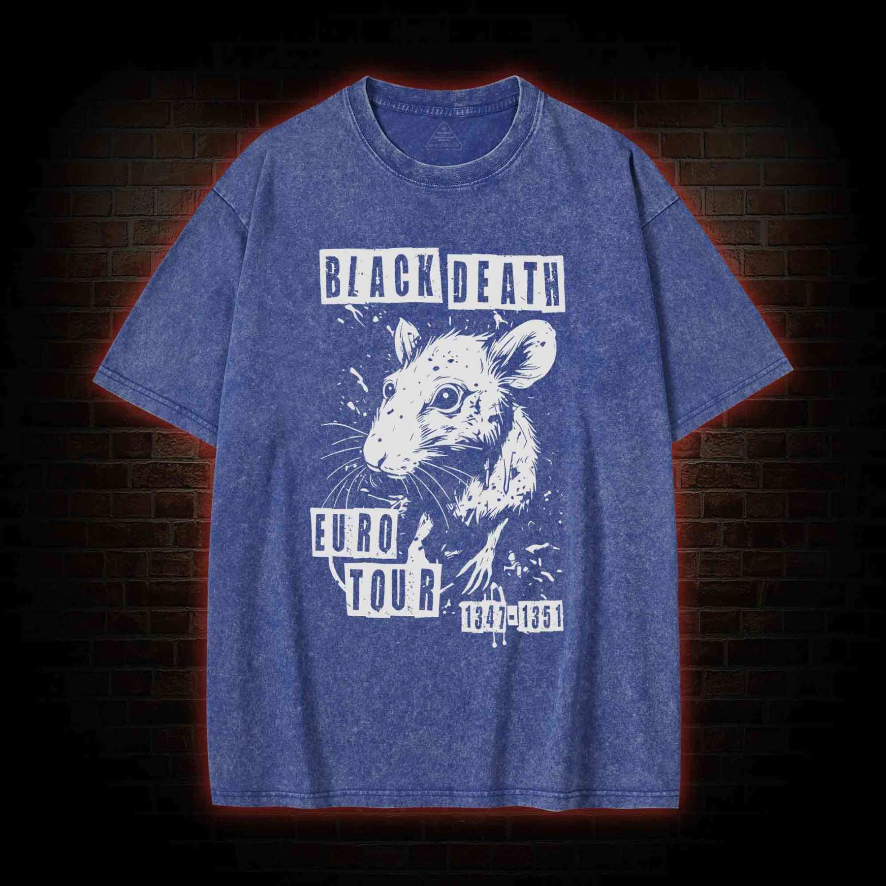 Black Death Euro Tour Washed T-shirt