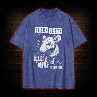 Black Death Euro Tour Washed T-shirt
